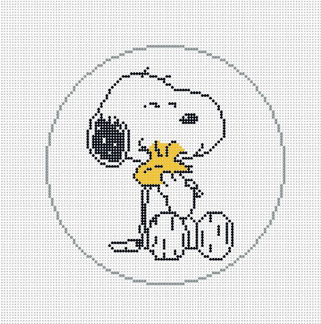 Snoopy Hugging Woodstock