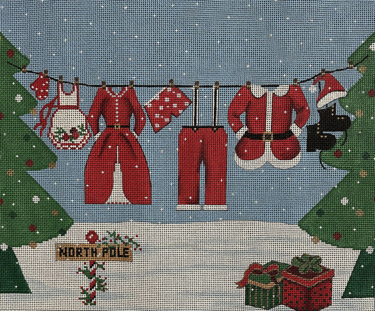 Santa Clothesline