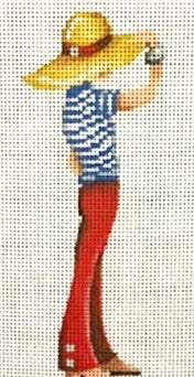 Onrament, Woman in Straw Hat