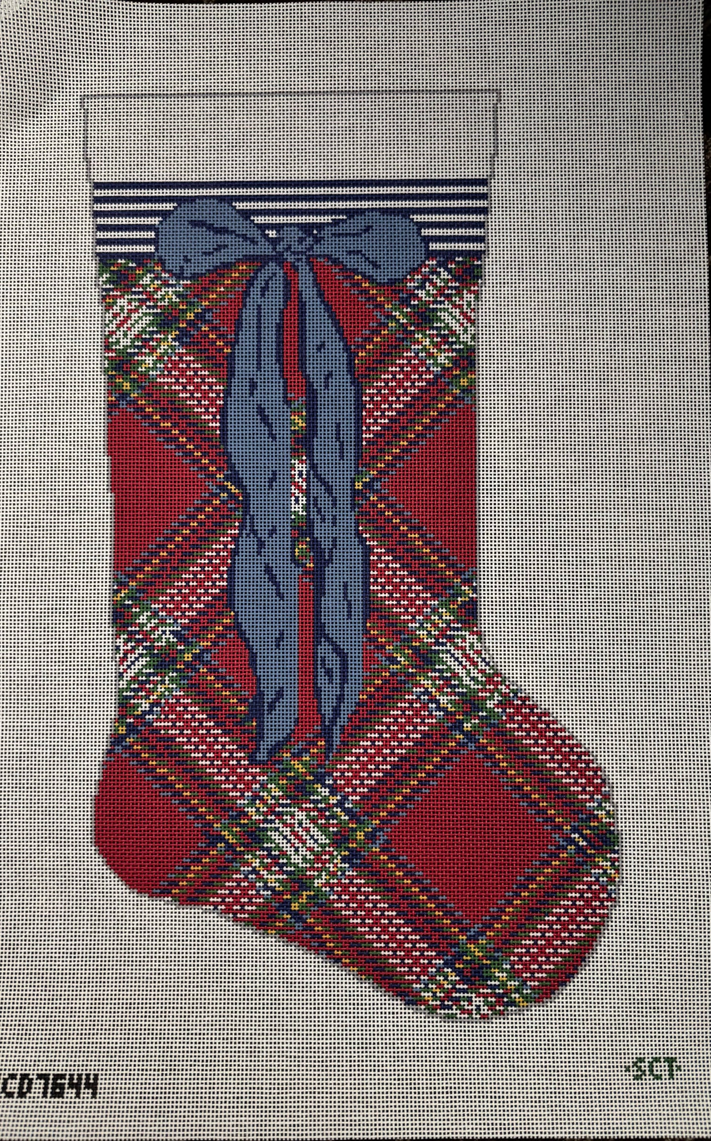 Red Tartan Mini Stocking