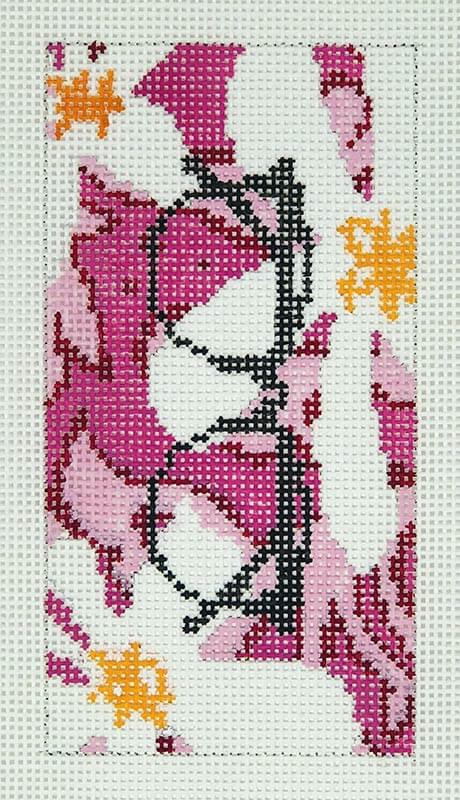 Pink and White Blossom Eyeglass Case