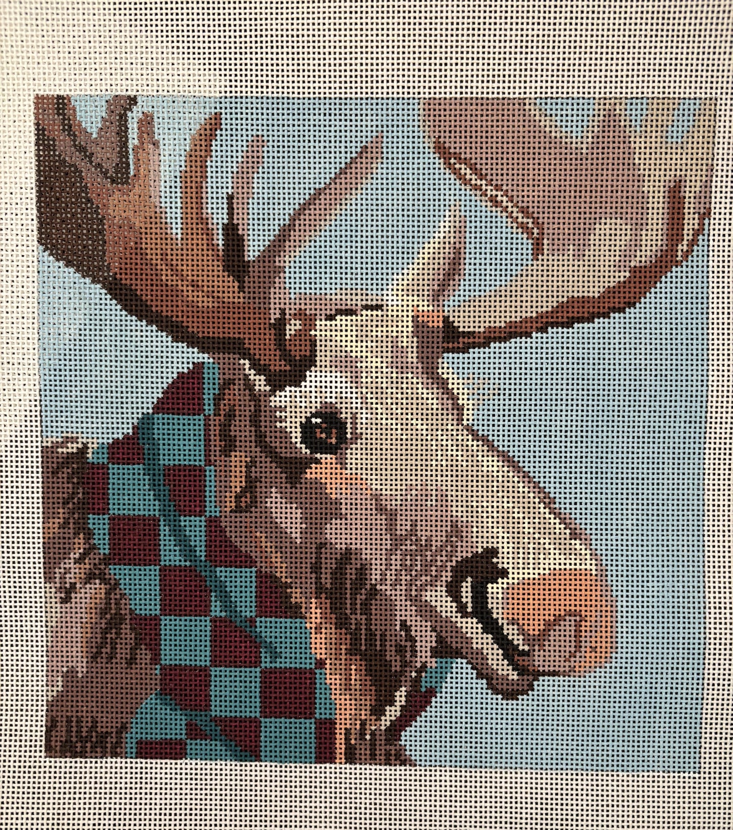 Moose with Scarf