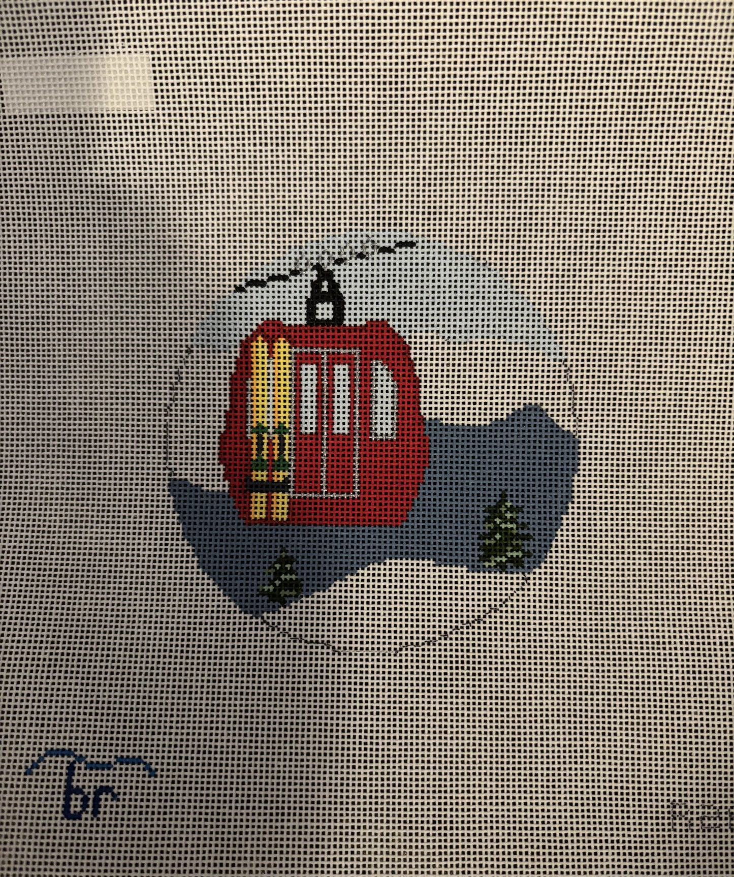 Gondola with Skis