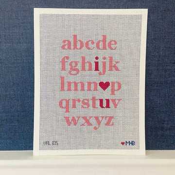 ABCDILY Sign - Garden Gate Needlepoint