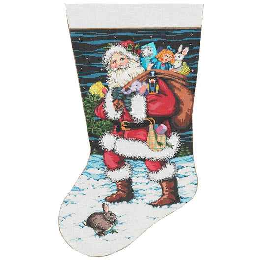 Abundance Stocking - Garden Gate Needlepoint