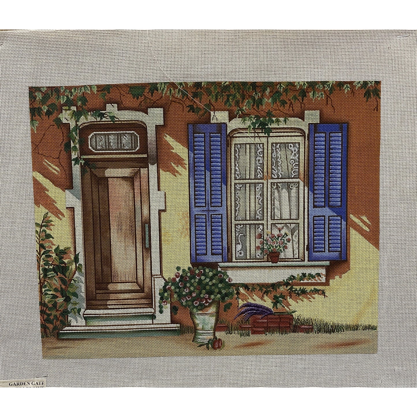 Alice Peterson Perfect Moment canvas - Garden Gate Needlepoint