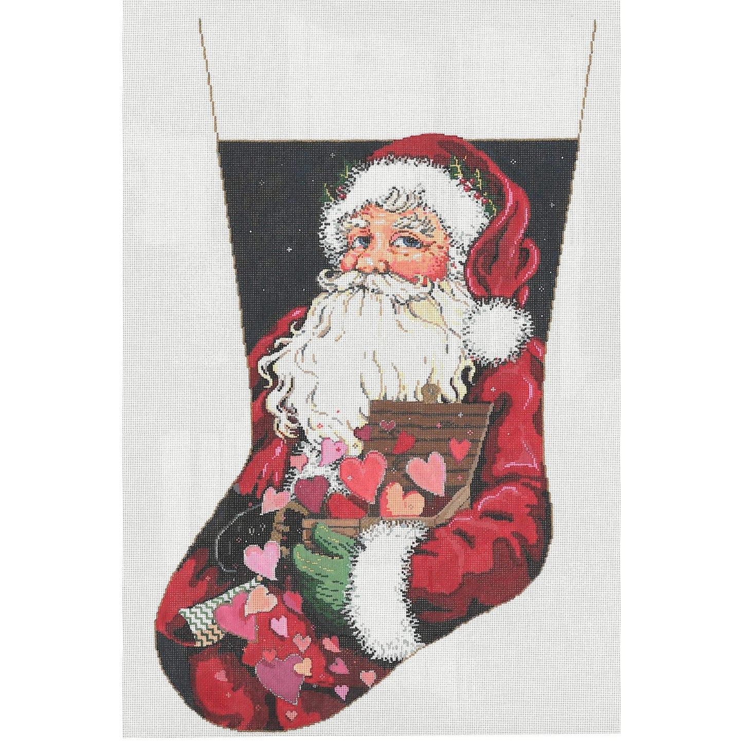 All the Love Stocking - Garden Gate Needlepoint