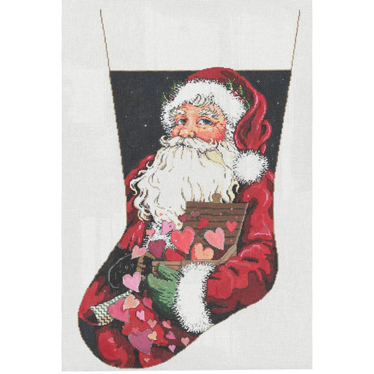 All the Love Stocking - Garden Gate Needlepoint