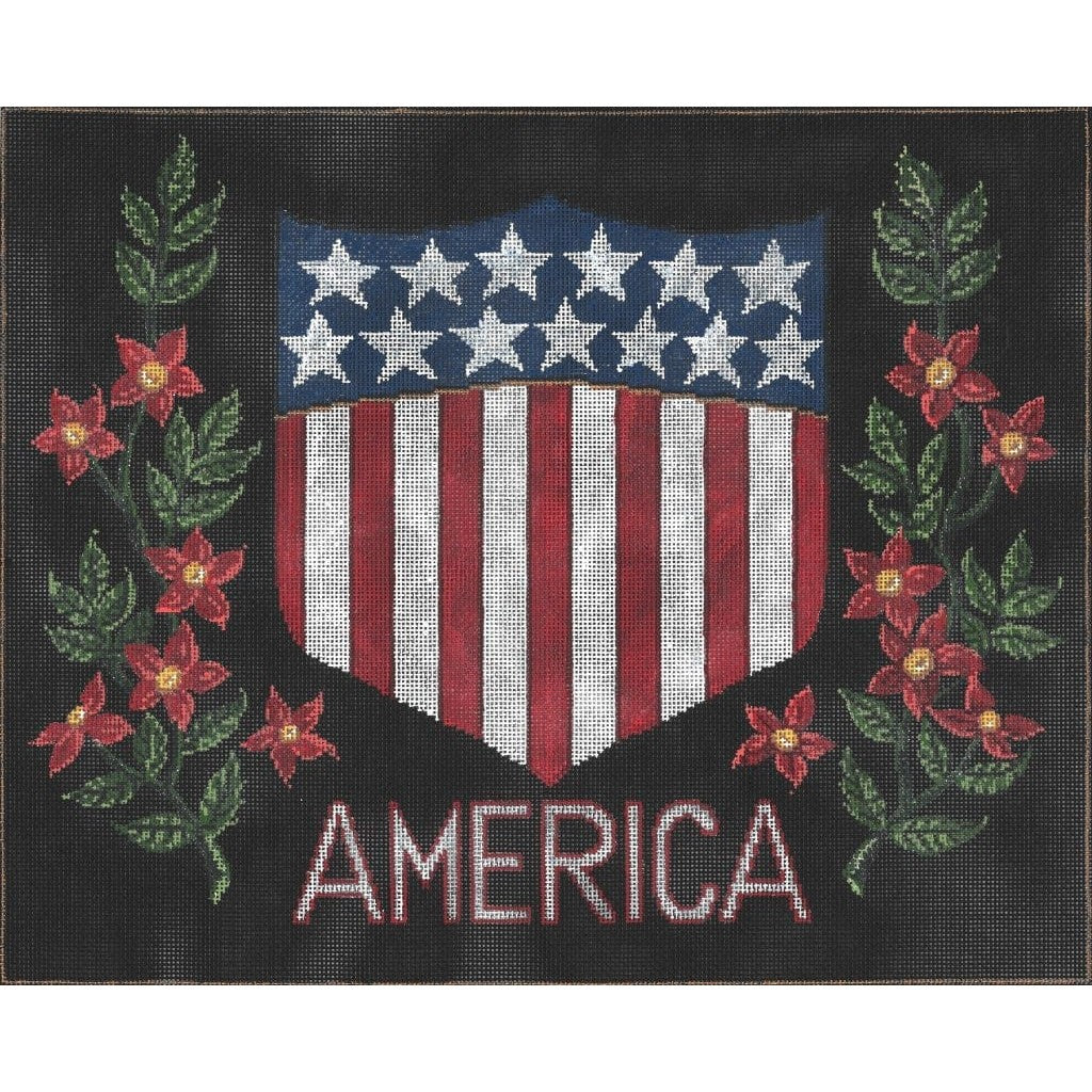 Americana - Garden Gate Needlepoint