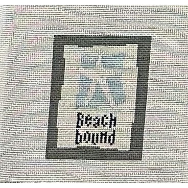 Beach Bound Canvas - Garden Gate Needlepoint