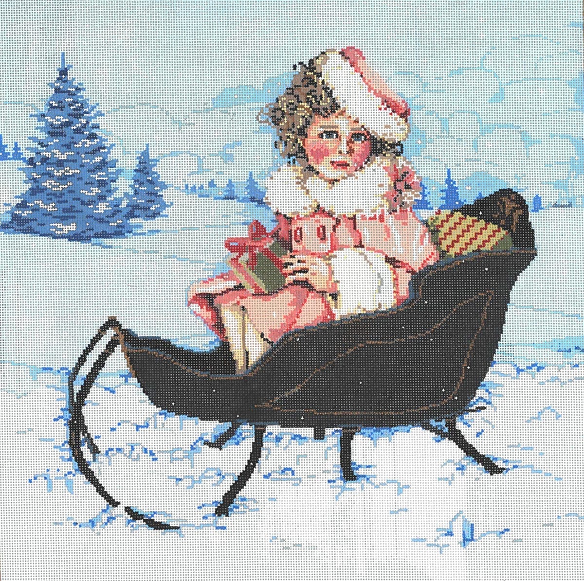 Blue Christmas - Garden Gate Needlepoint