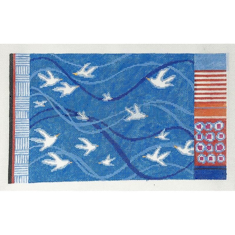 Blue Sky Canvas - Garden Gate Needlepoint