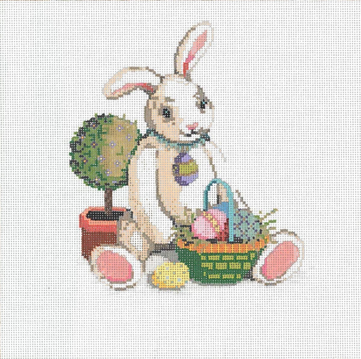 Bun Bun - Garden Gate Needlepoint