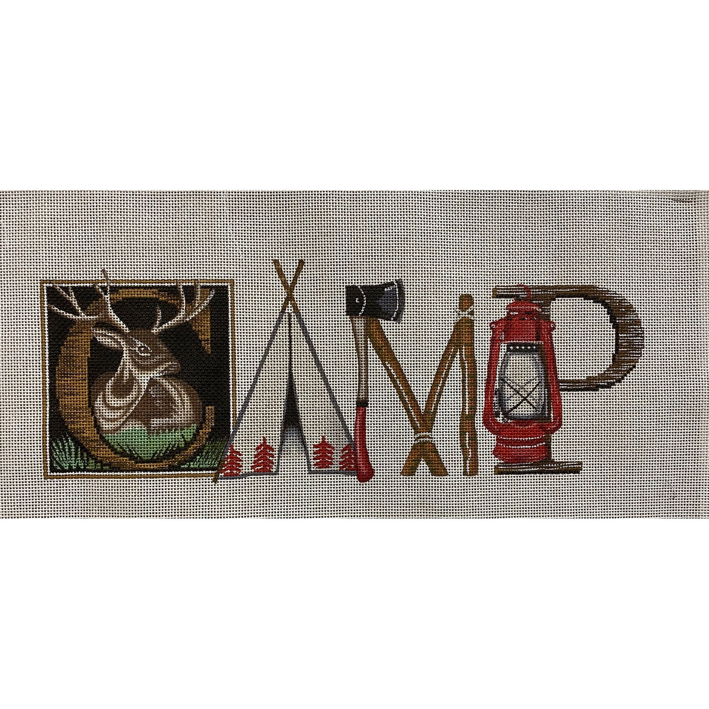 Camp canvas - Garden Gate Needlepoint