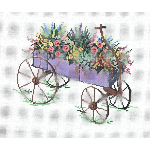 Cart IV - Garden Gate Needlepoint