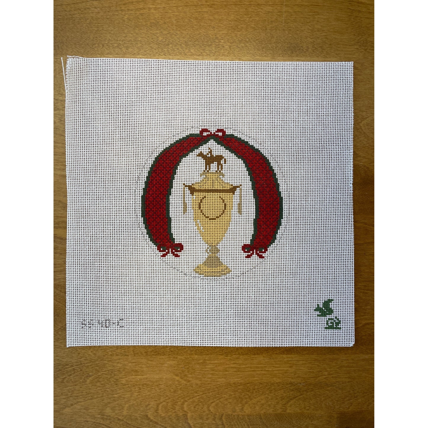 Classic Kentucky Derby Ornament - Garden Gate Needlepoint