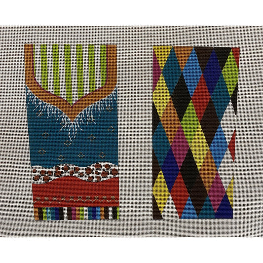 Colors of Praise Fringe Eyeglass Case - Garden Gate Needlepoint