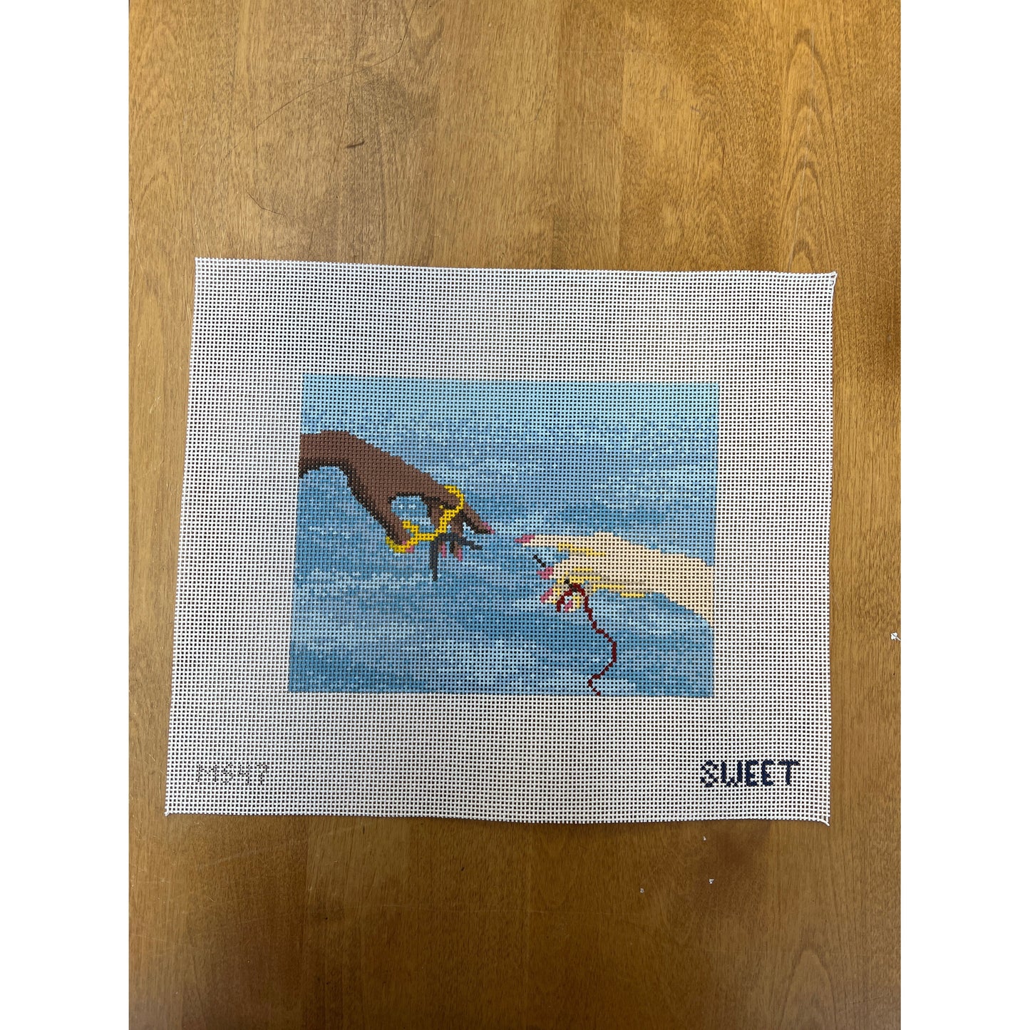 Creation of a Needlepointer Clutch - Garden Gate Needlepoint