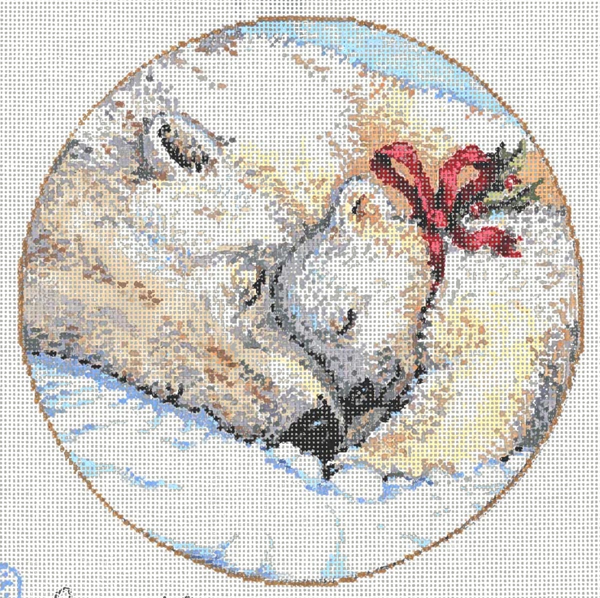 Cuddle - Garden Gate Needlepoint