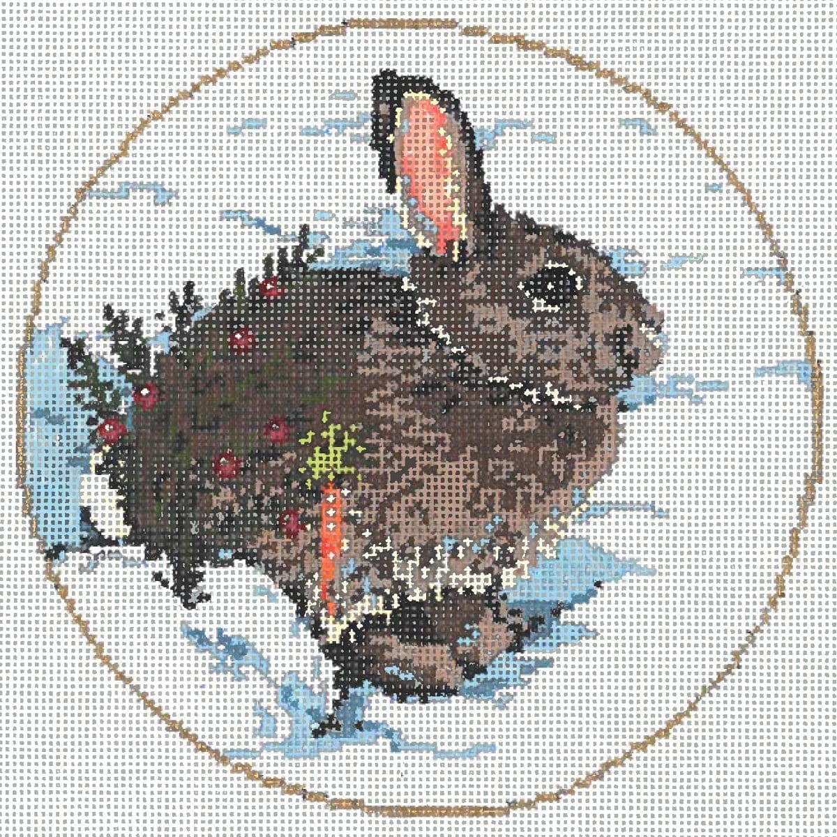 Cute - Garden Gate Needlepoint