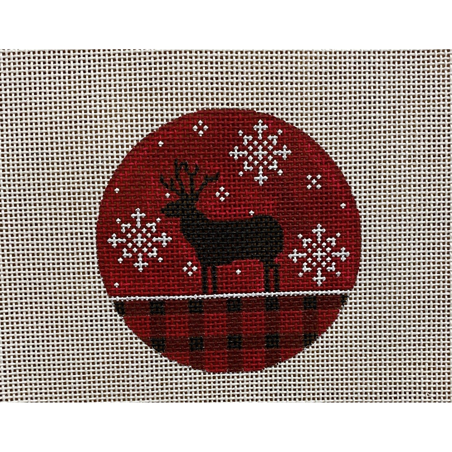 Deer Ornament - Garden Gate Needlepoint