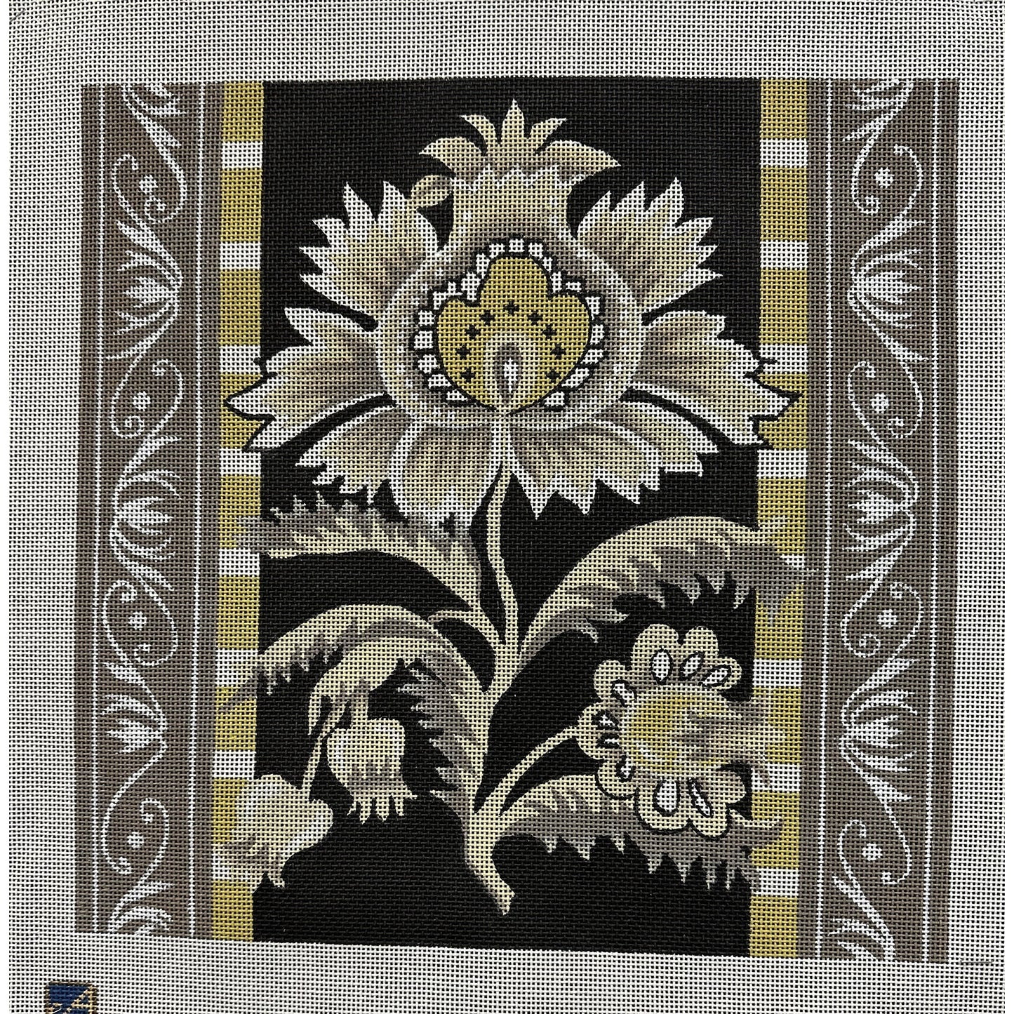 Desert Flower 3 Canvas - Garden Gate Needlepoint