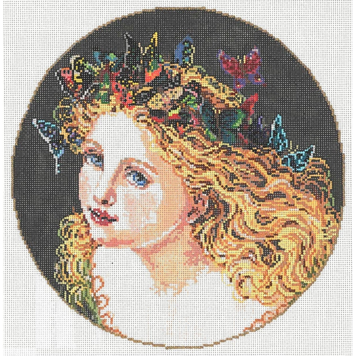 Enchantment - Garden Gate Needlepoint