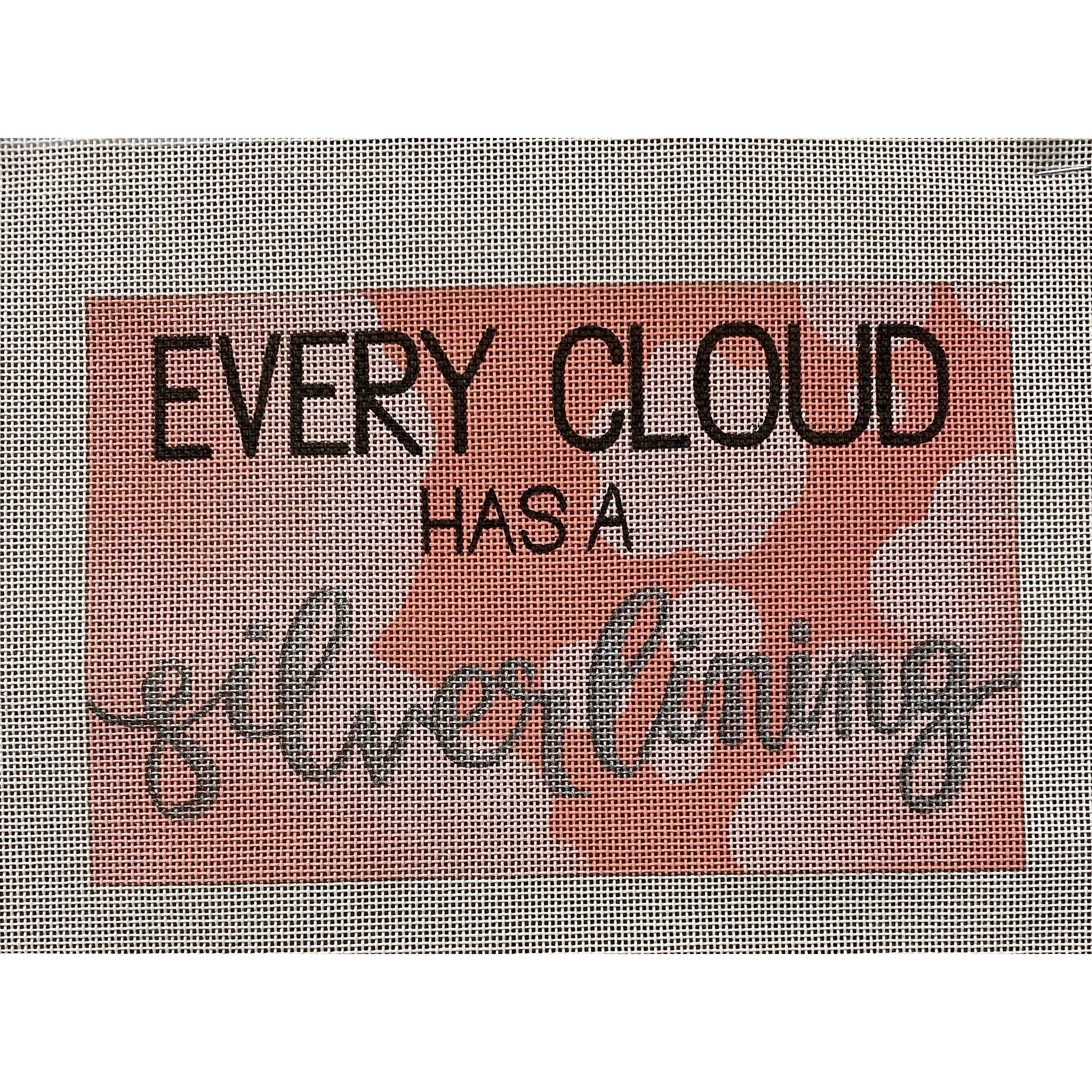 Every Cloud canvas - Garden Gate Needlepoint
