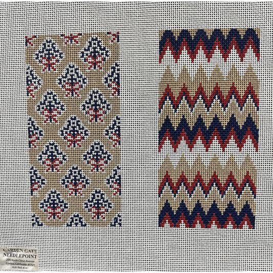 Eyeglass Case Design Canvas - Garden Gate Needlepoint