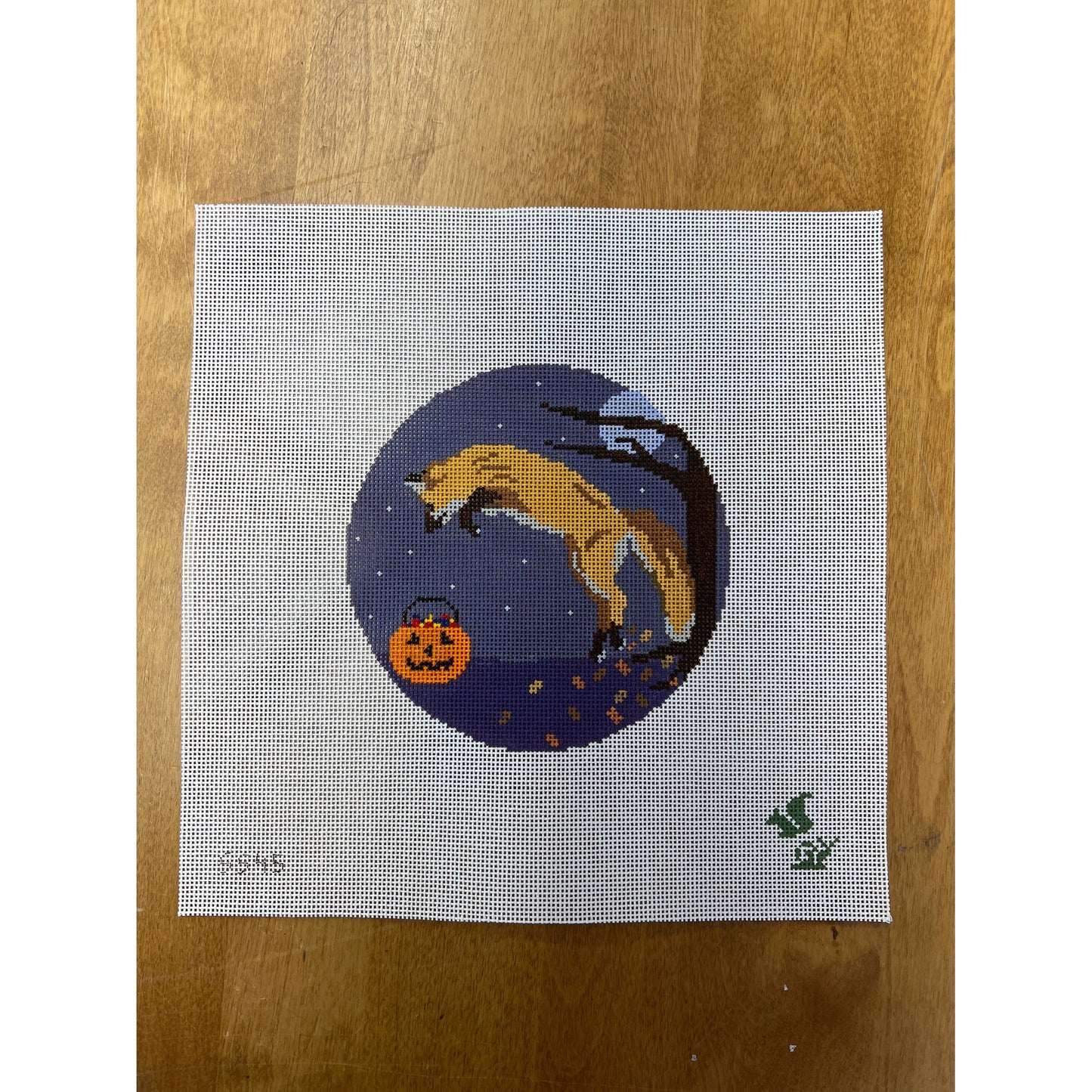 Fall Sweets Fox - Garden Gate Needlepoint