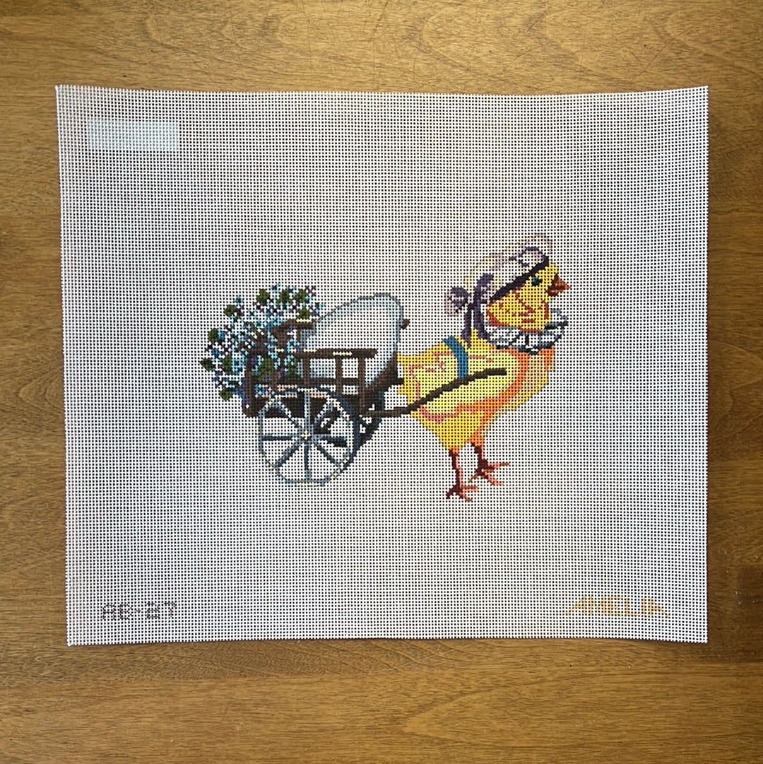 Fanny the Chick - Garden Gate Needlepoint