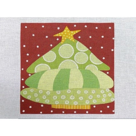 Fat Tree Canvas - Garden Gate Needlepoint