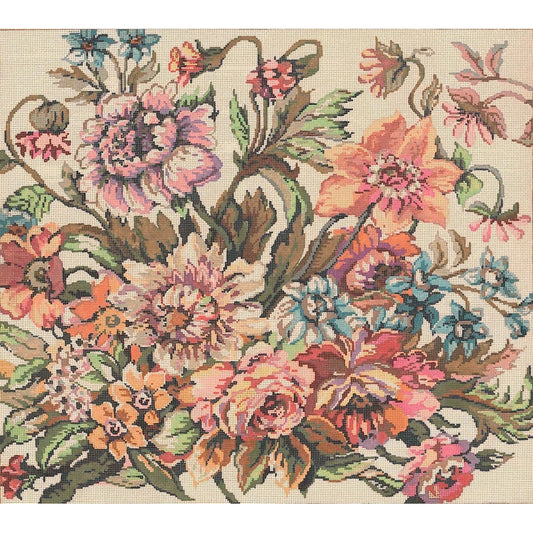 Floral Symphony - Garden Gate Needlepoint