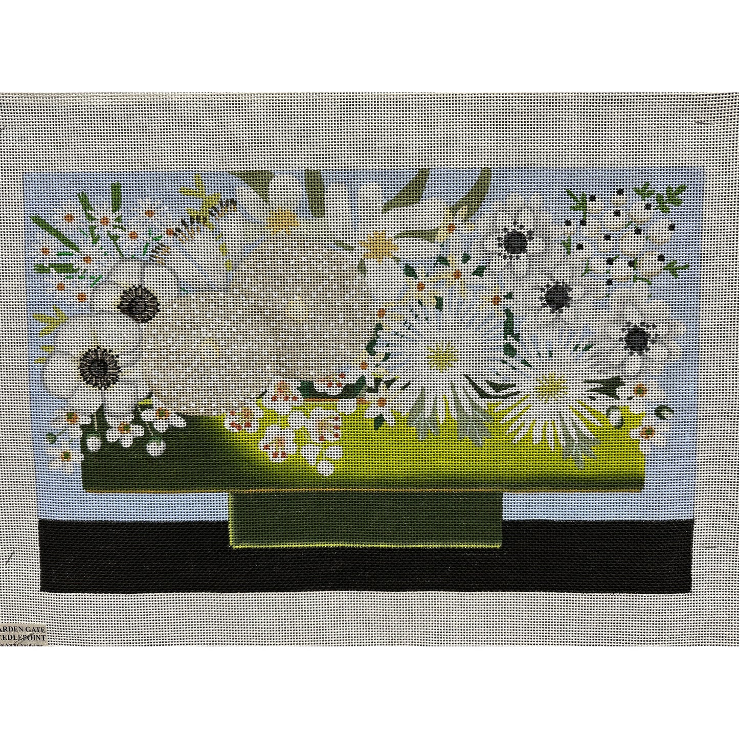 Flower Arrangement Canvas - Garden Gate Needlepoint
