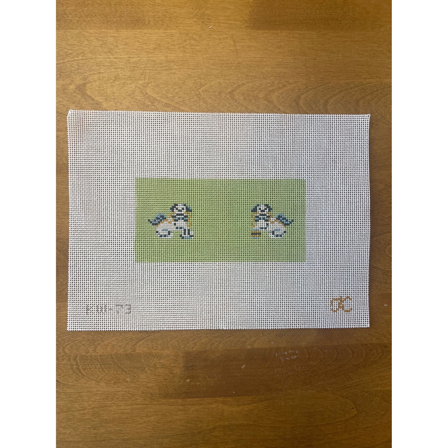 Foo Dog Insert - Garden Gate Needlepoint