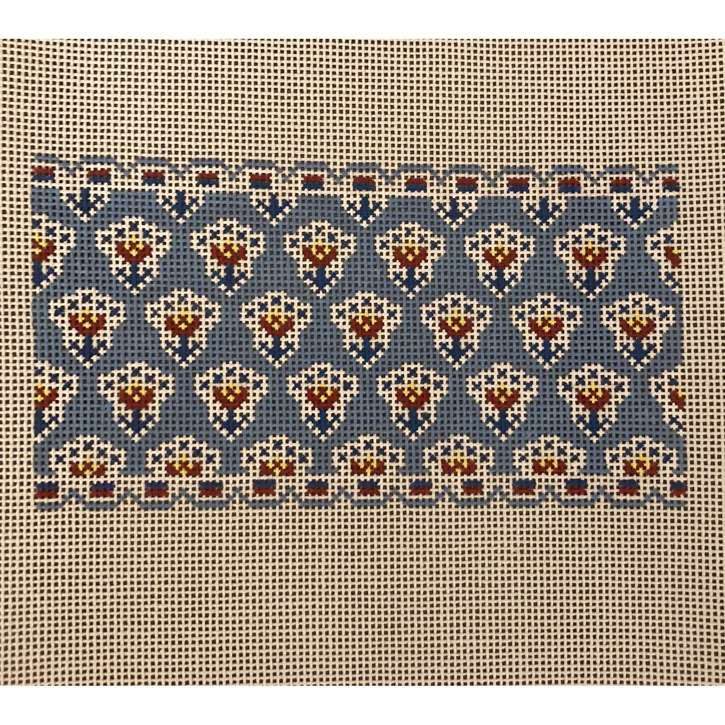 French Country Insert Clutch - Garden Gate Needlepoint