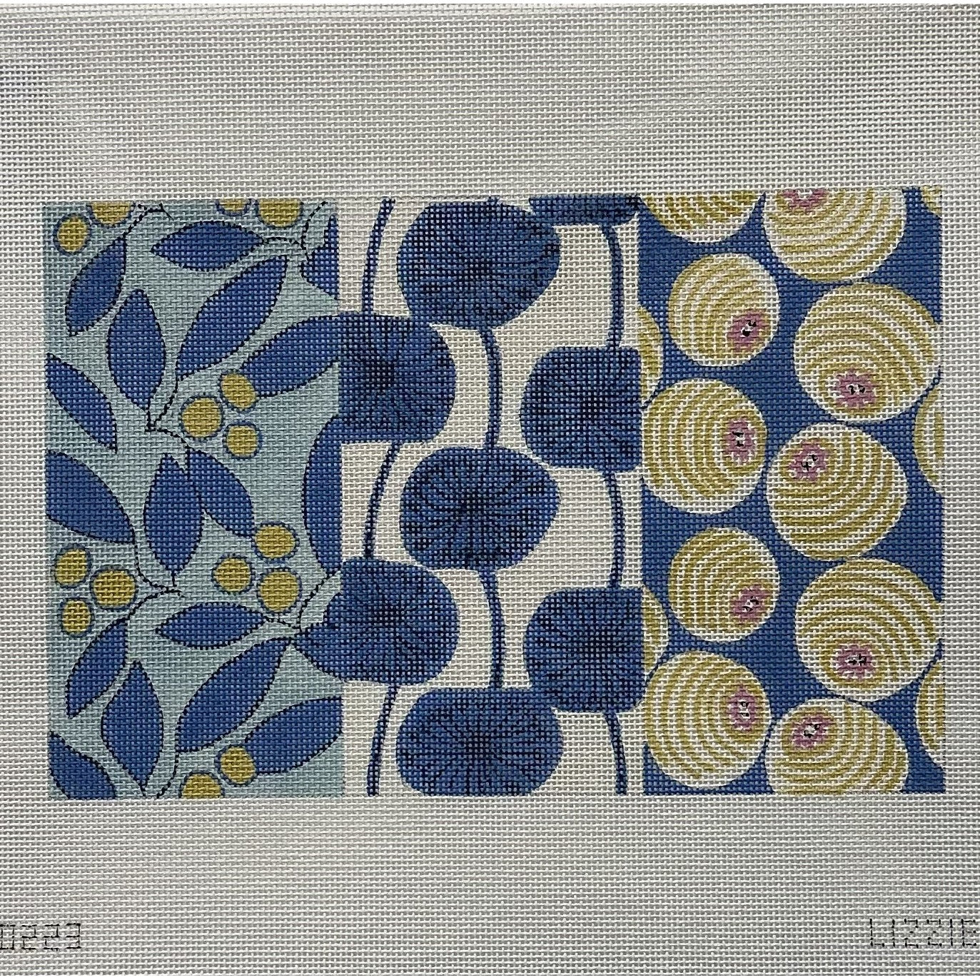 Garden Flowers Design Canvas - Garden Gate Needlepoint