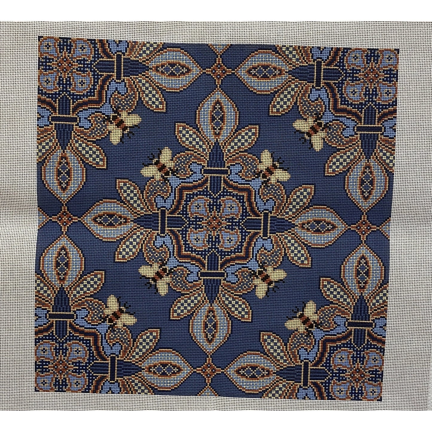 Geometric Design Canvas - Garden Gate Needlepoint