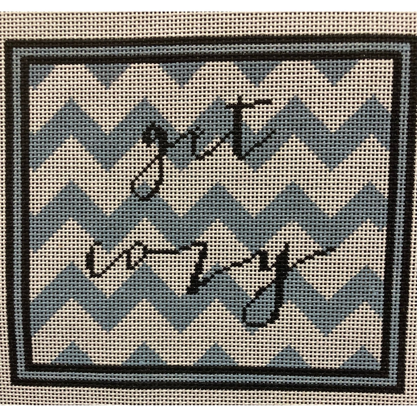 Get Cozy Canvas - Garden Gate Needlepoint