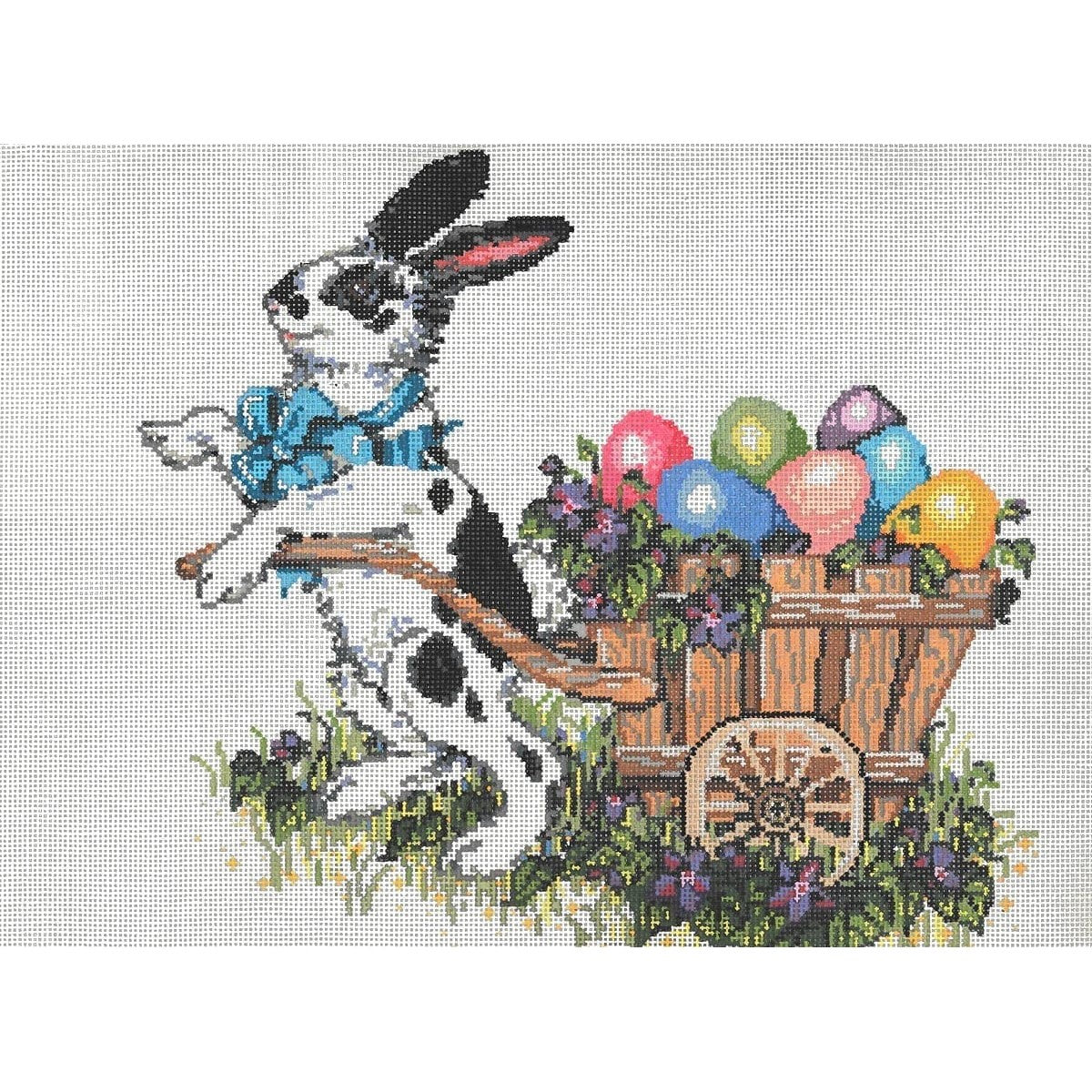 Hop to It - Garden Gate Needlepoint