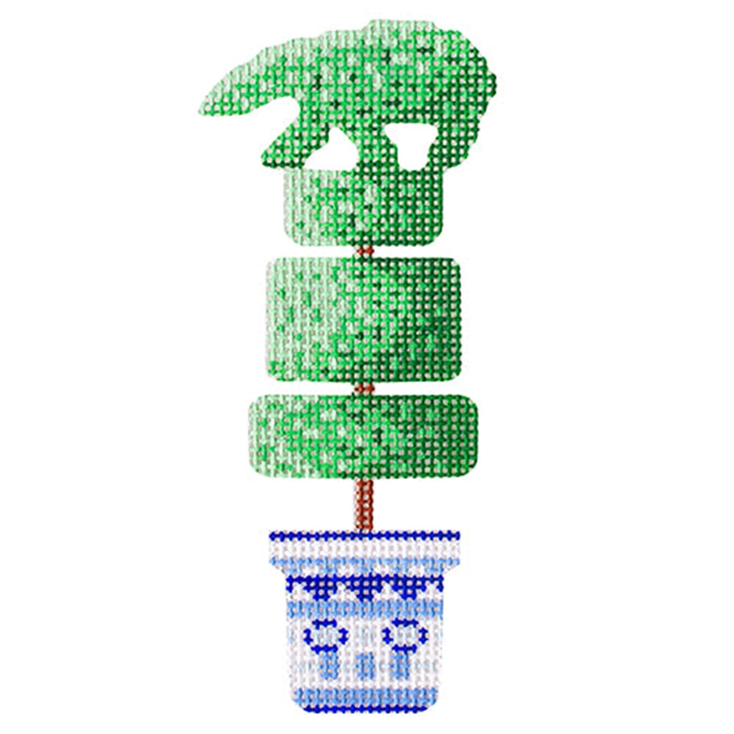Topiary Polar Bear Ornament