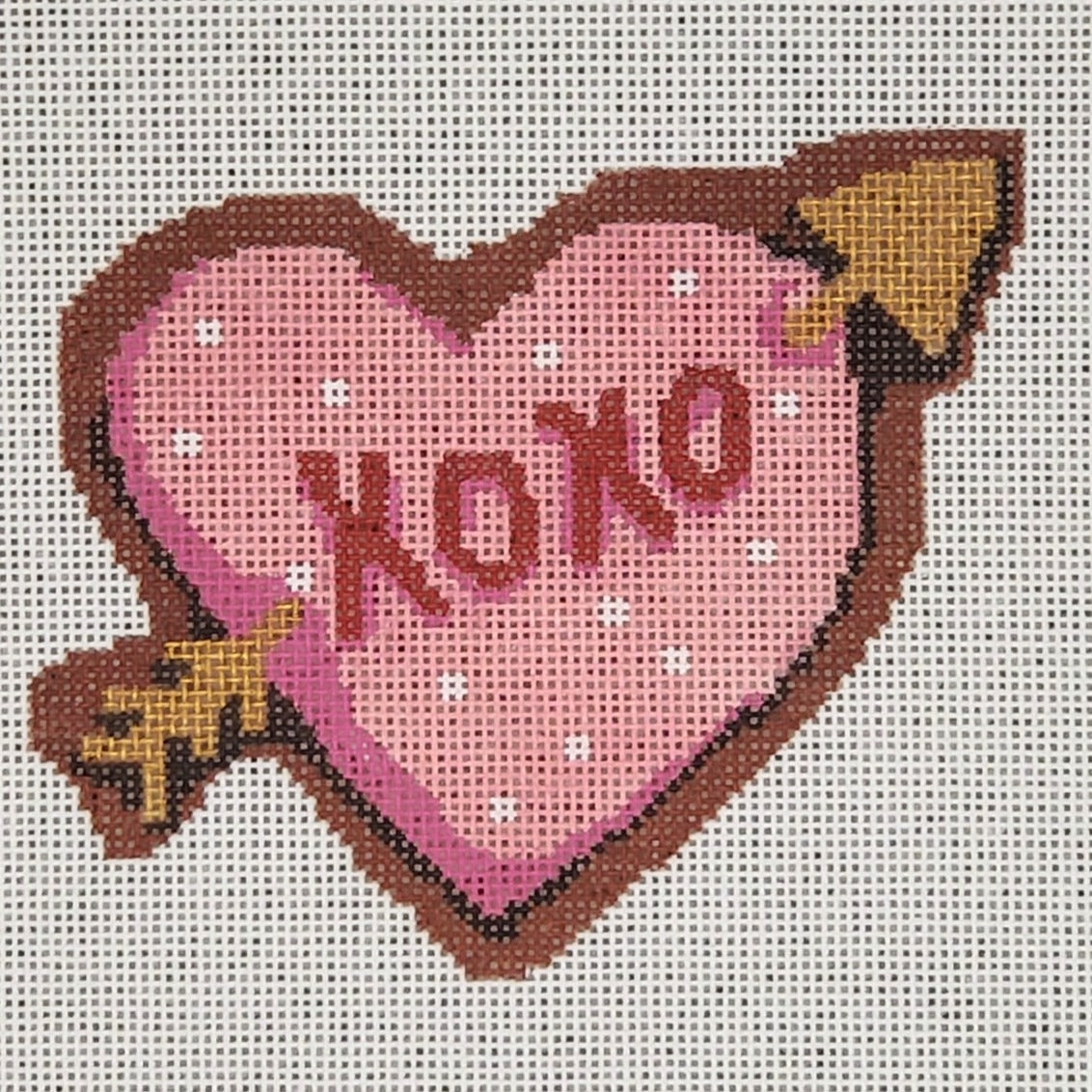 Arrow Heart Cookie