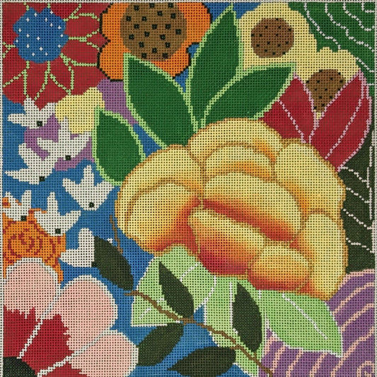 Floral Square Pillow