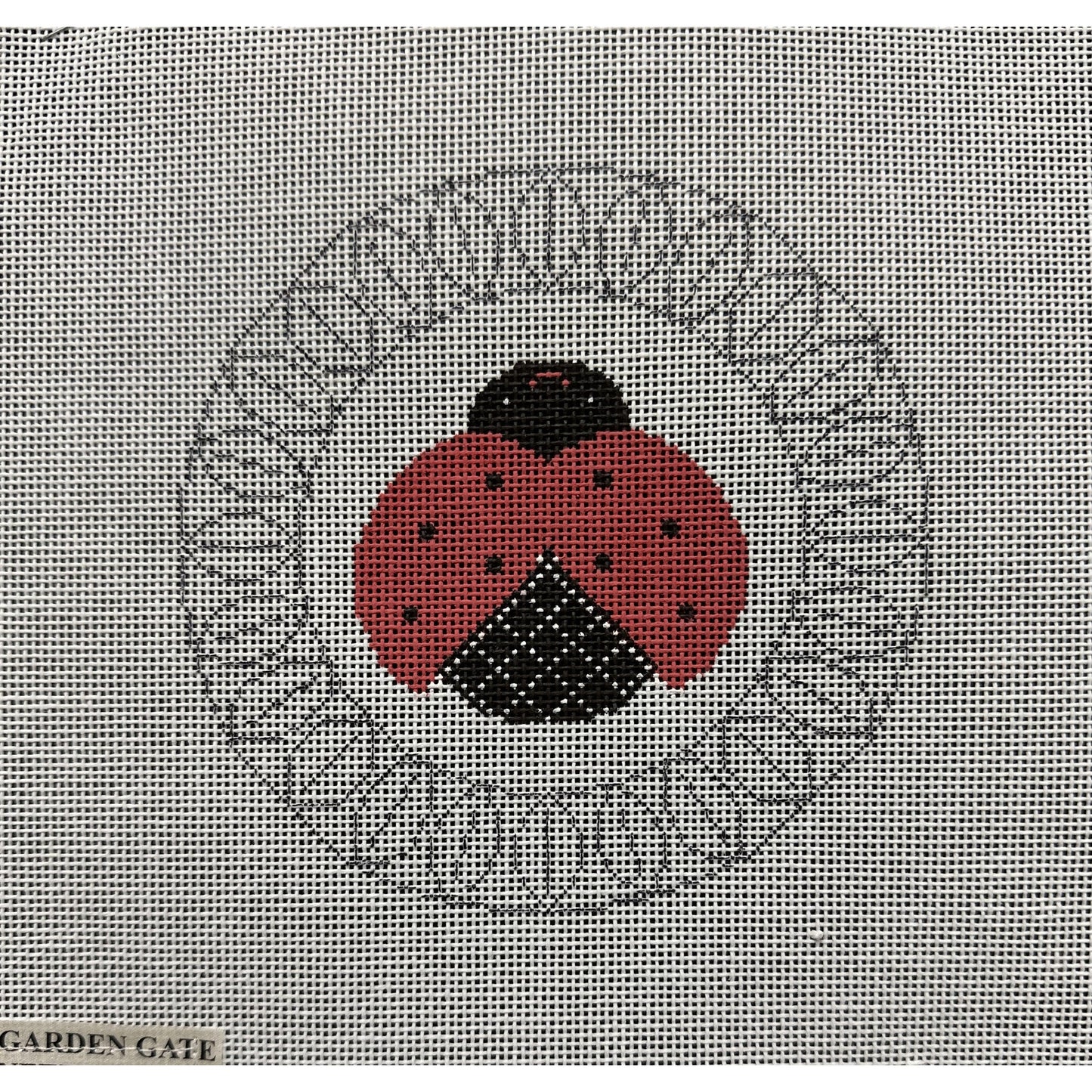 Lady Bug Ornament - Garden Gate Needlepoint