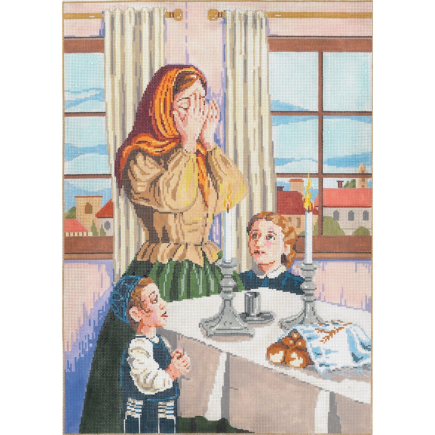 Lehadlik - Garden Gate Needlepoint