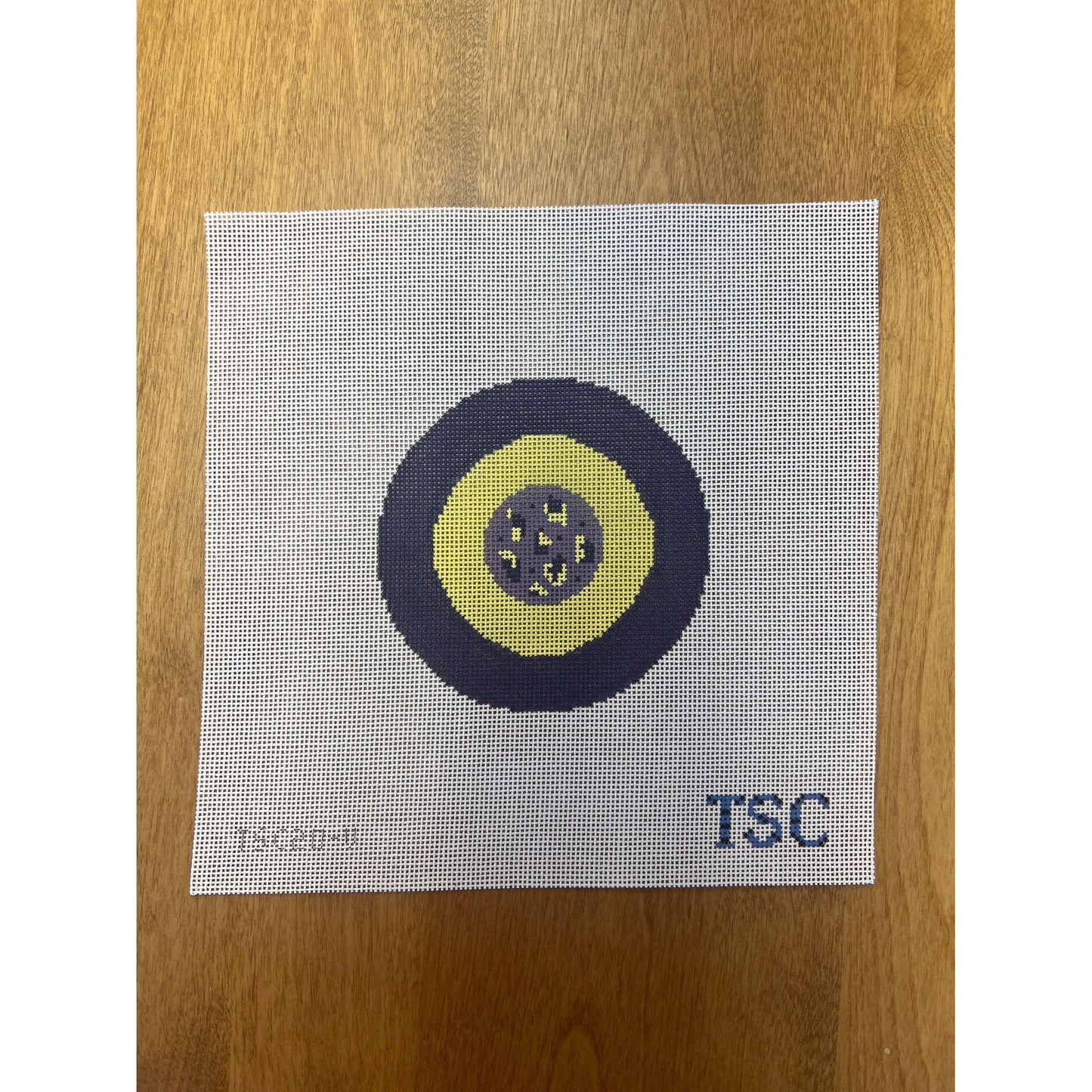 Leo Bullseye-Purple - Garden Gate Needlepoint