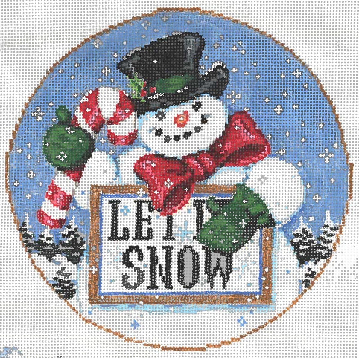 Let It - Garden Gate Needlepoint