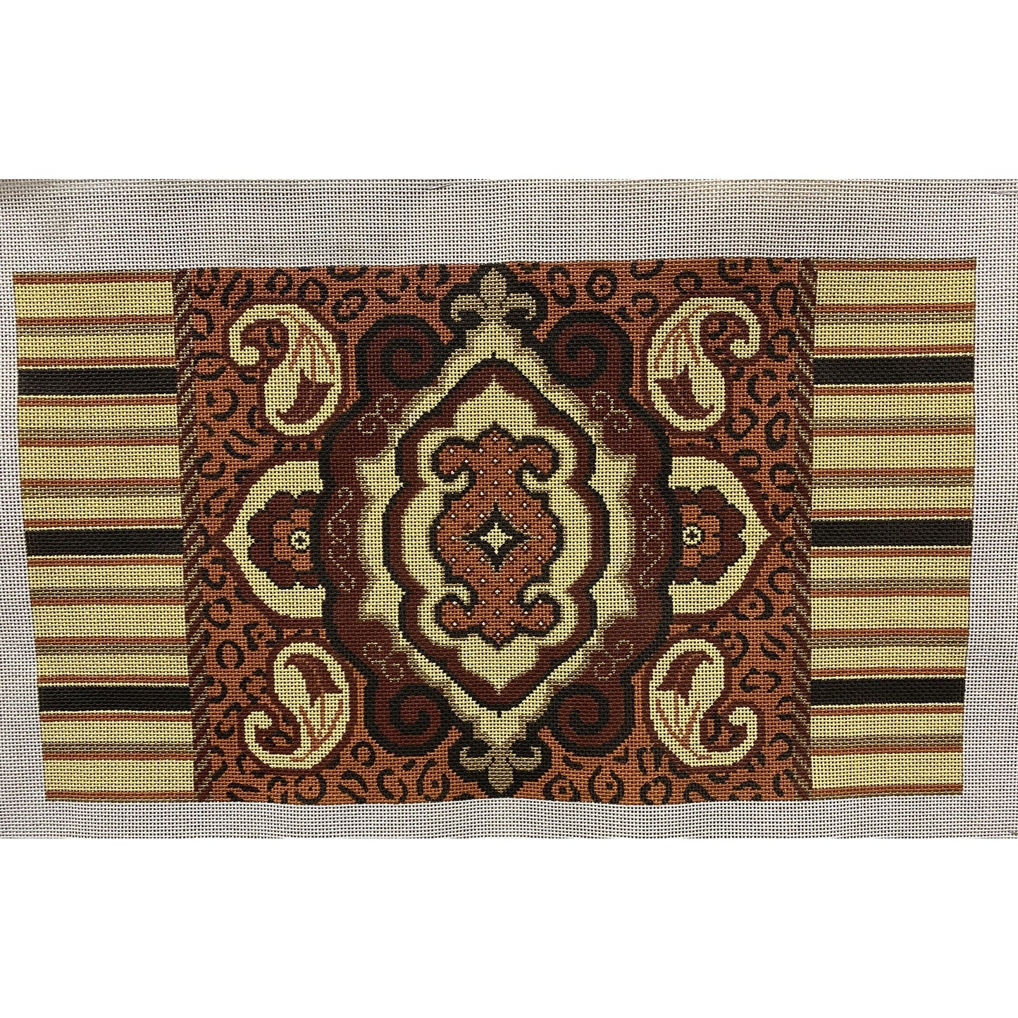 Lumbar Pillow - Garden Gate Needlepoint