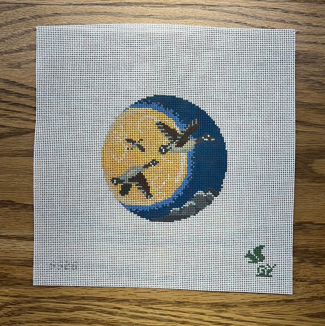 MFT-Wild Geese That Fly - Garden Gate Needlepoint