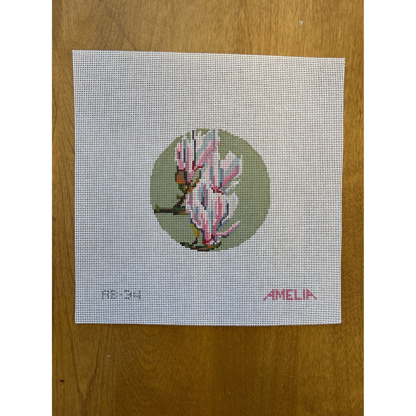 Magnolia Ornament - Garden Gate Needlepoint